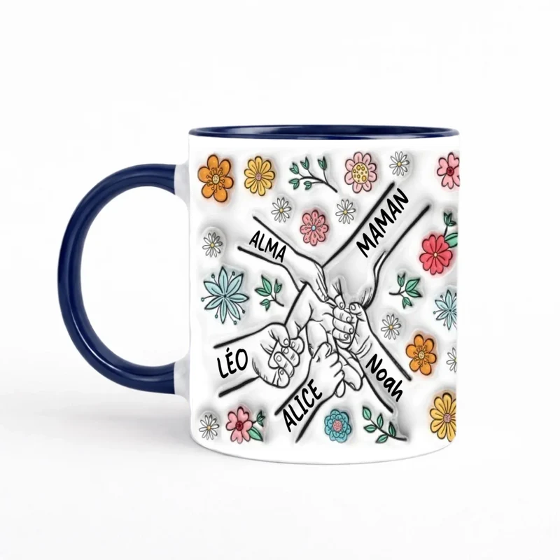 Mug personnalisé maman (Effet 3D)
