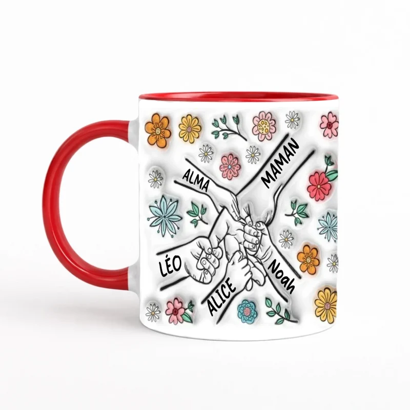 Mug personnalisé maman (Effet 3D)