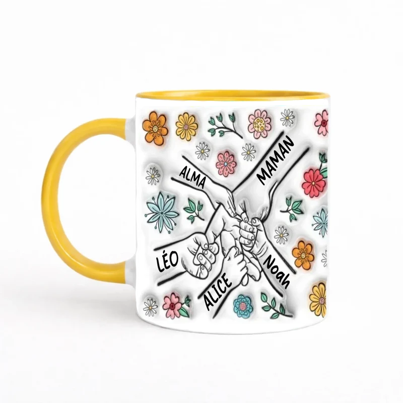 Mug personnalisé maman (Effet 3D)