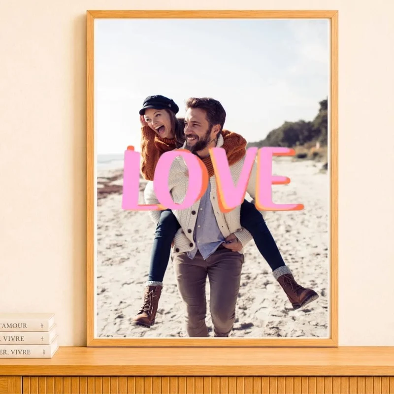 Affiche Personnalisée - Love