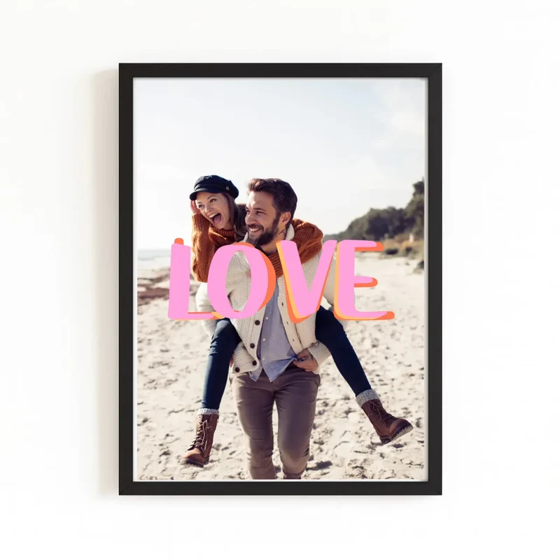 Affiche Personnalisée - Love
