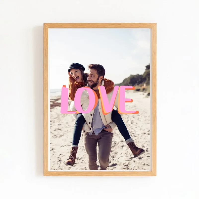 Affiche Personnalisée - Love
