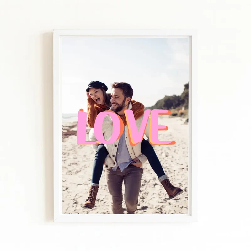 Affiche Personnalisée - Love