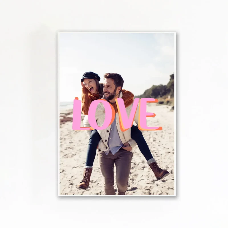 Affiche Personnalisée - Love
