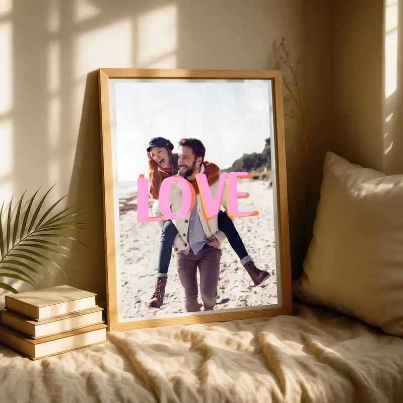 Affiche Personnalisée - Love