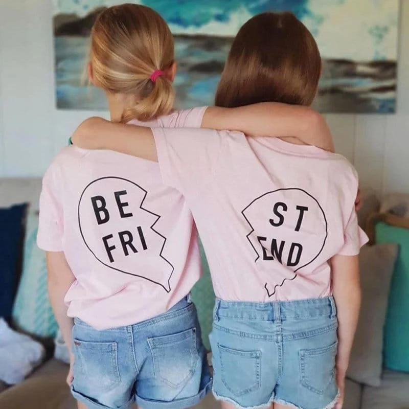 T-Shirt Beste Freundin Mädchen