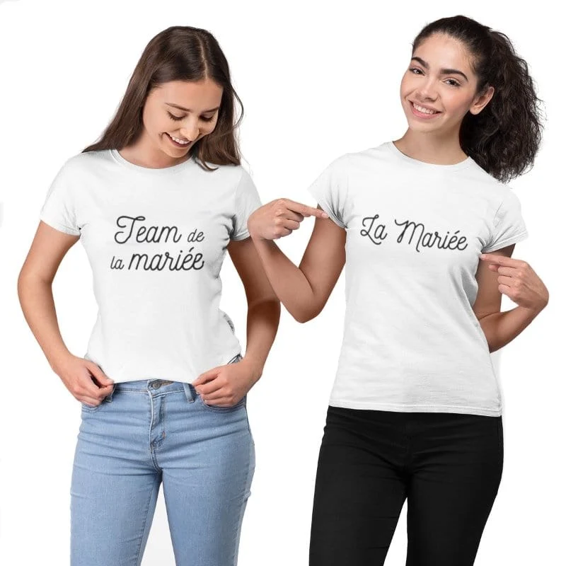 T-Shirt Team Der Braut