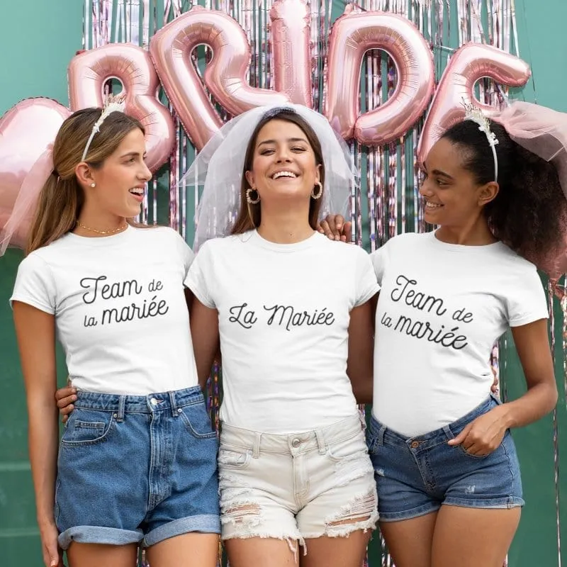 T-Shirt Team Der Braut