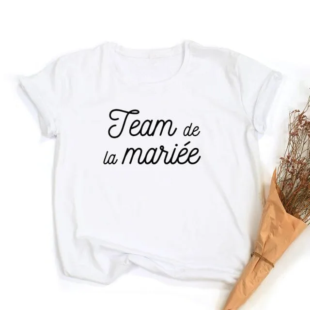 T-Shirt Team Der Braut