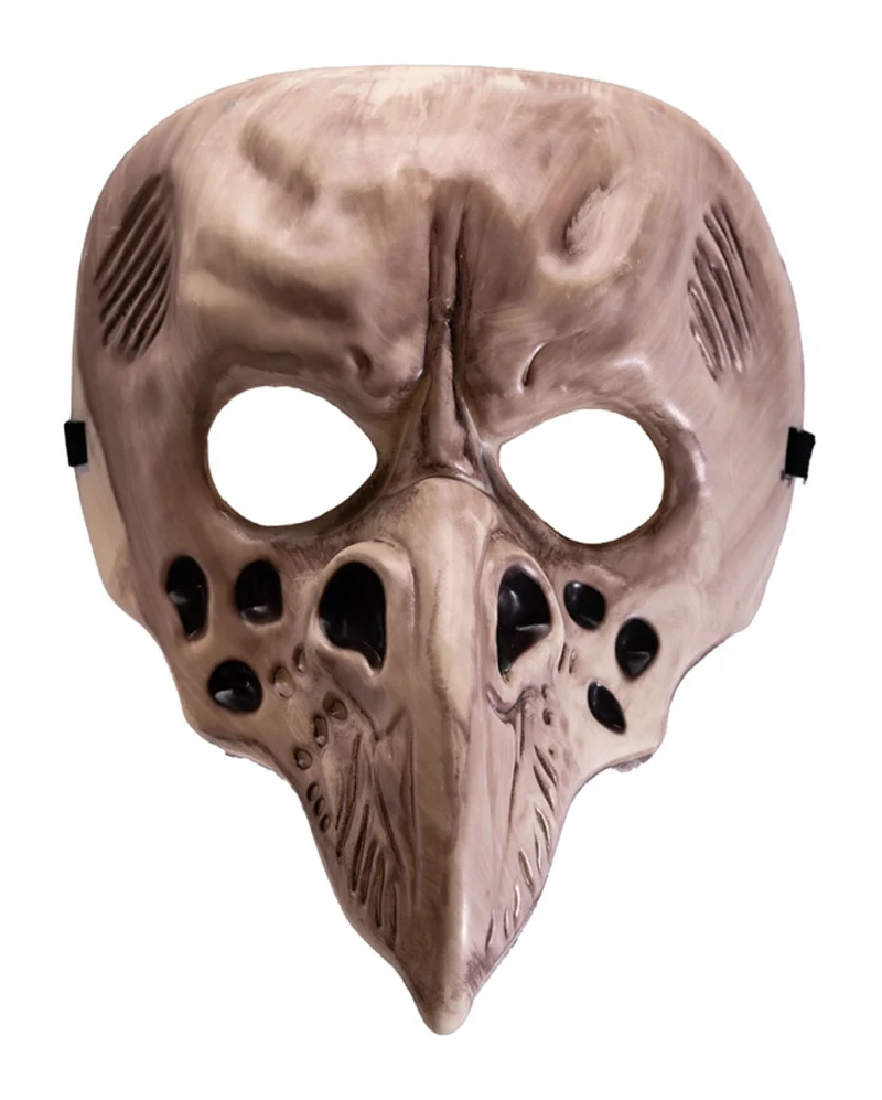 Skelettierte Krähen Maske