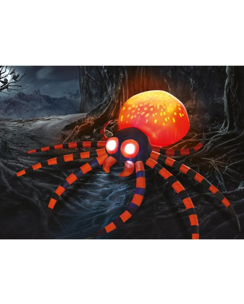 Aufblasbare Spinne mit Beleuchtung 180x120cm
