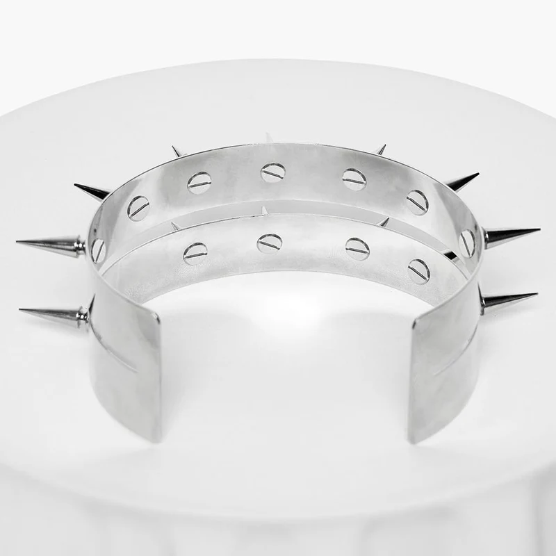 Punk-Choker mit Nieten für Damen