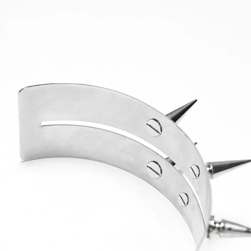 Punk-Choker mit Nieten für Damen