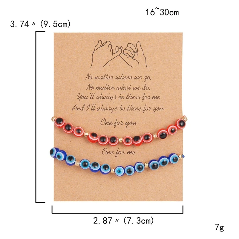 Türkisches Auge Armband Freundschaft