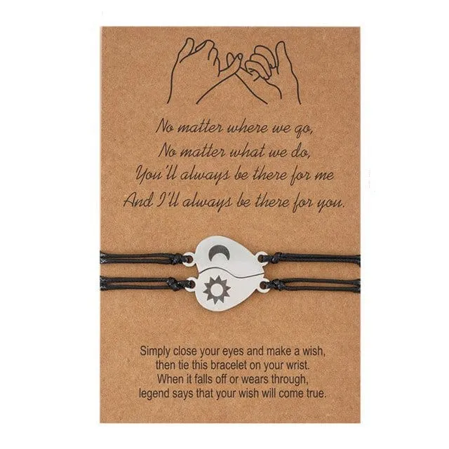 Mond Und Sonne Armband, Das Ineinander Passt