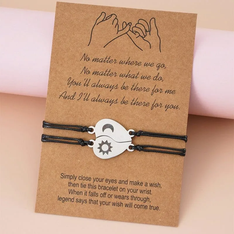 Mond Und Sonne Armband, Das Ineinander Passt