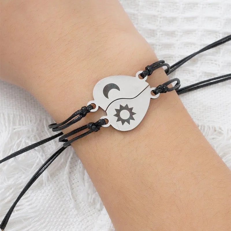 Mond Und Sonne Armband, Das Ineinander Passt