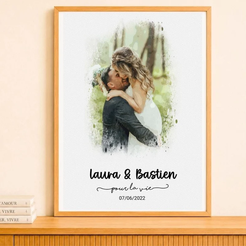 Affiche Personnalisée - Anniversaire de mariage