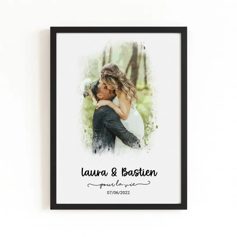 Affiche Personnalisée - Anniversaire de mariage