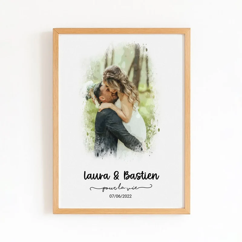 Affiche Personnalisée - Anniversaire de mariage