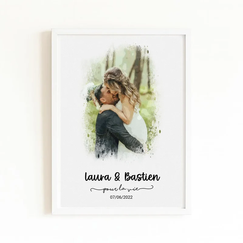 Affiche Personnalisée - Anniversaire de mariage