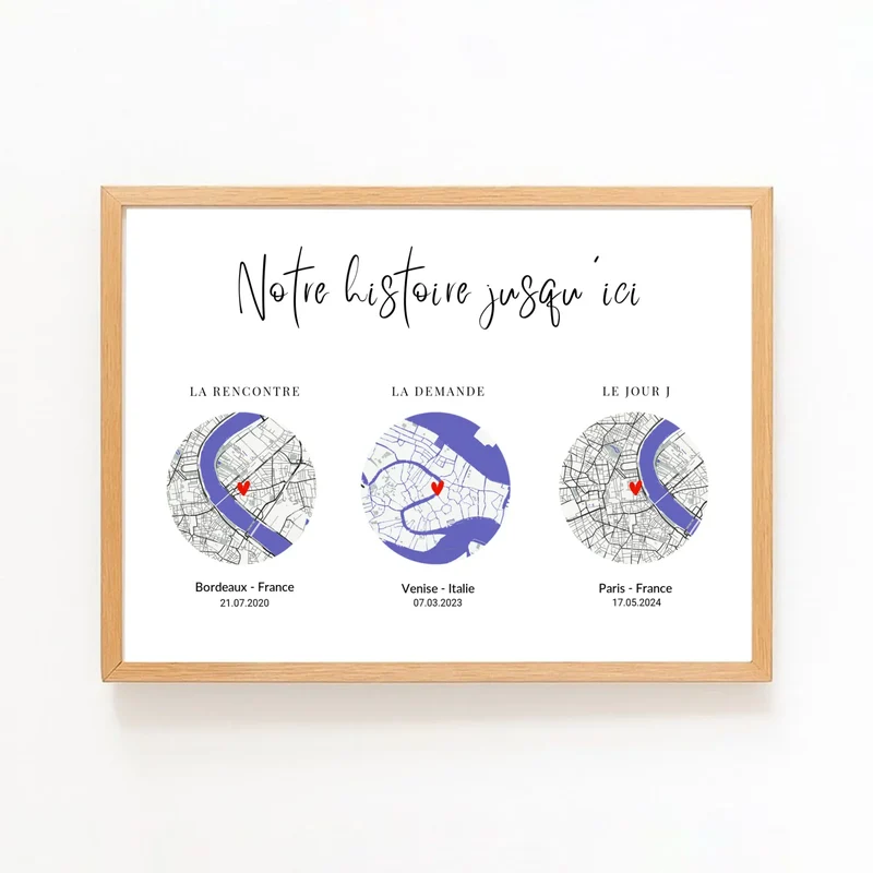 Affiche Personnalisée - Rencontre couple