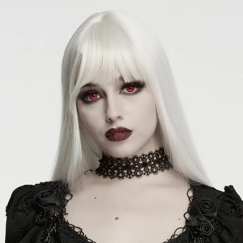 Gothic-Choker mit Nieten und Spitze für Damen