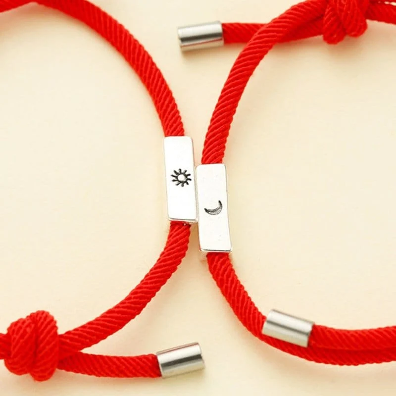 Mond Sonne Freundschaft Armband