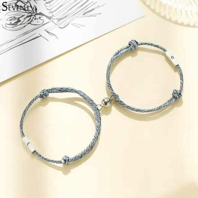 Mond Sonne Freundschaft Armband