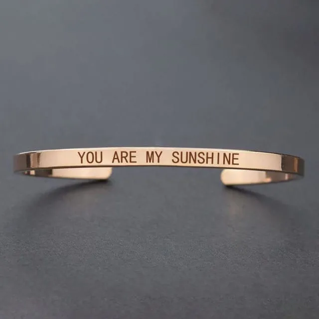 You Are My Sunshine Armband
