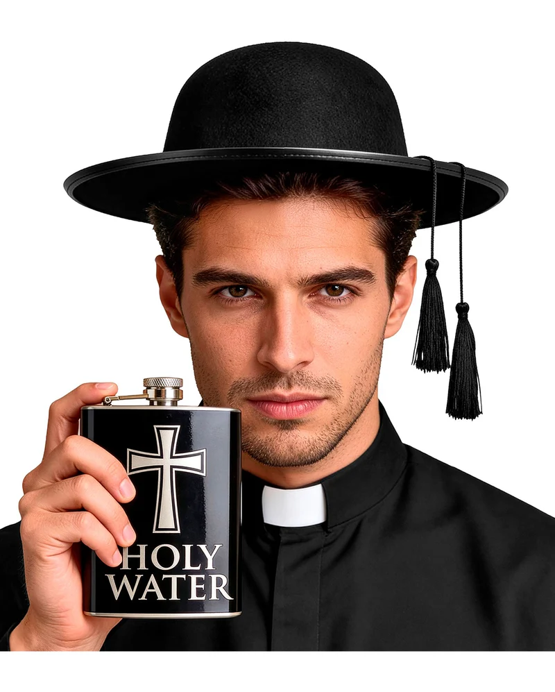Weihwasser Flachmann Flasche Holy Water