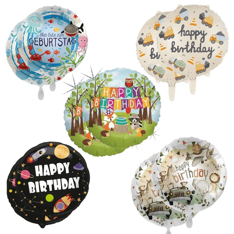 Folienballon Set Kindergeburtstag 10 Stk.