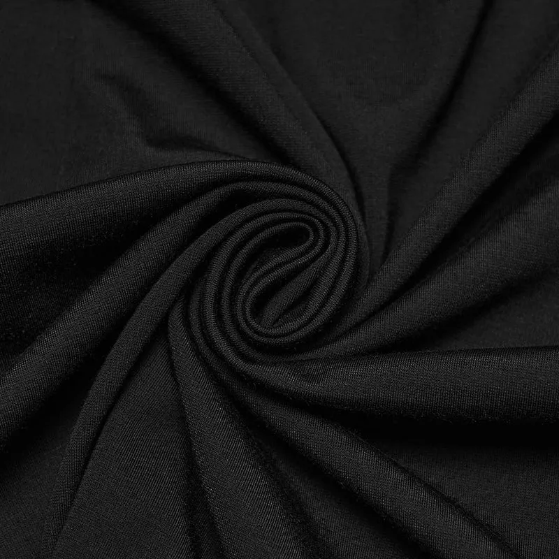 Gothic-Maxikleid für Damen mit Schnürung, Schnallenriemen und Neckholder