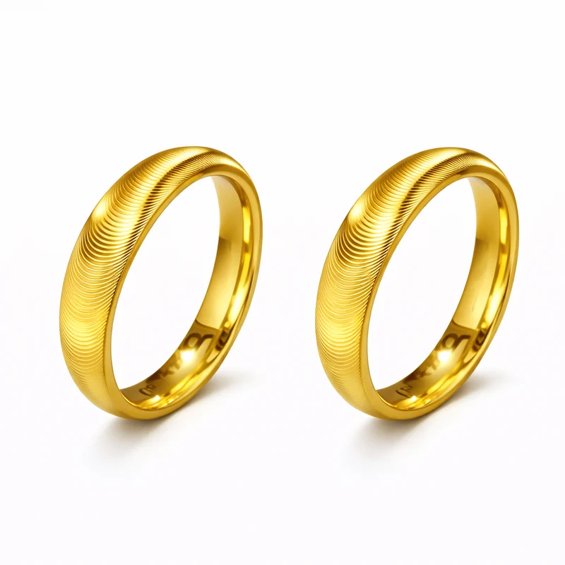 Matching Gold Rings For Best Friends