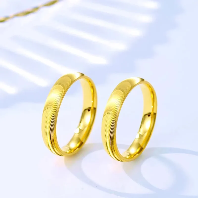 Matching Gold Rings For Best Friends