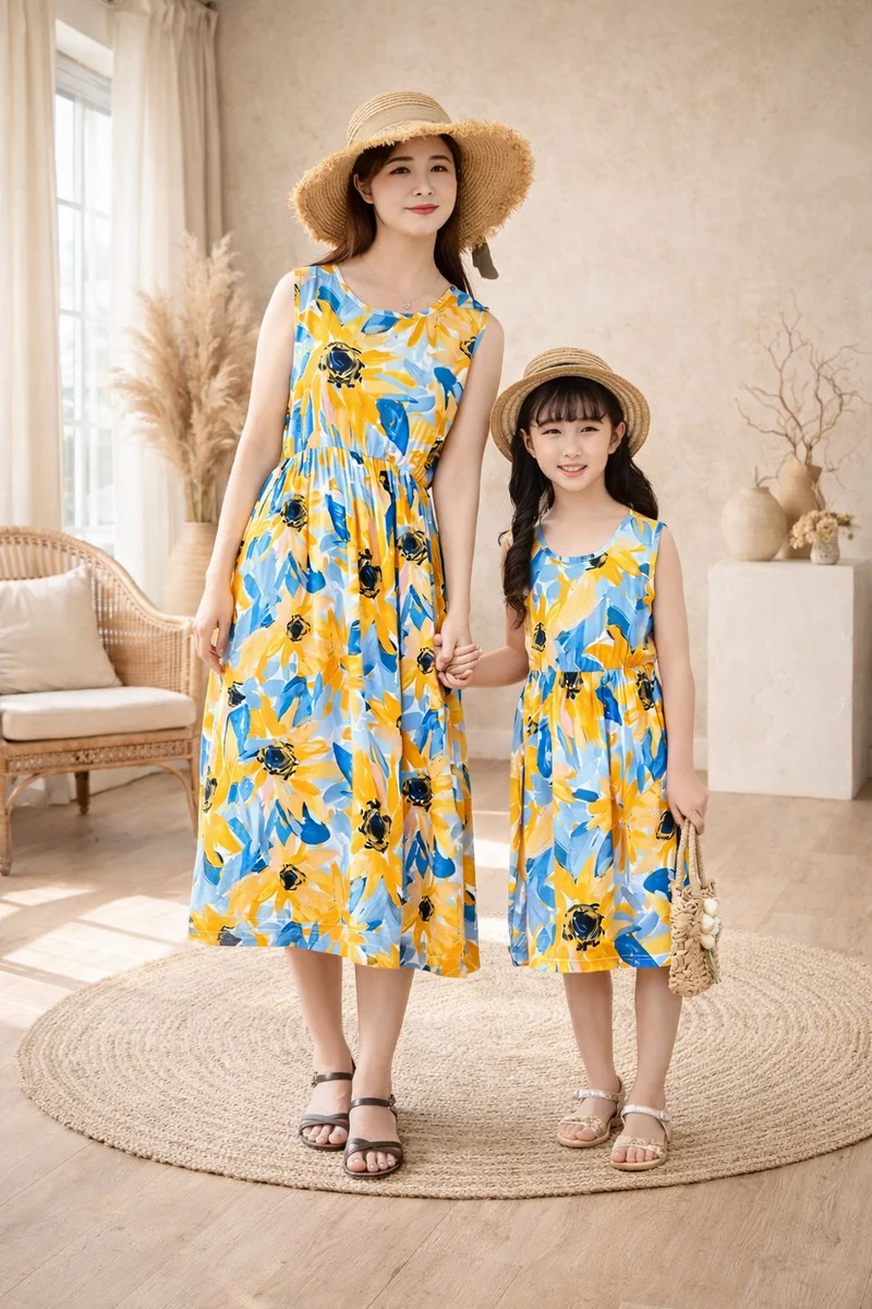 Birthday Dress For Mother And Daughter