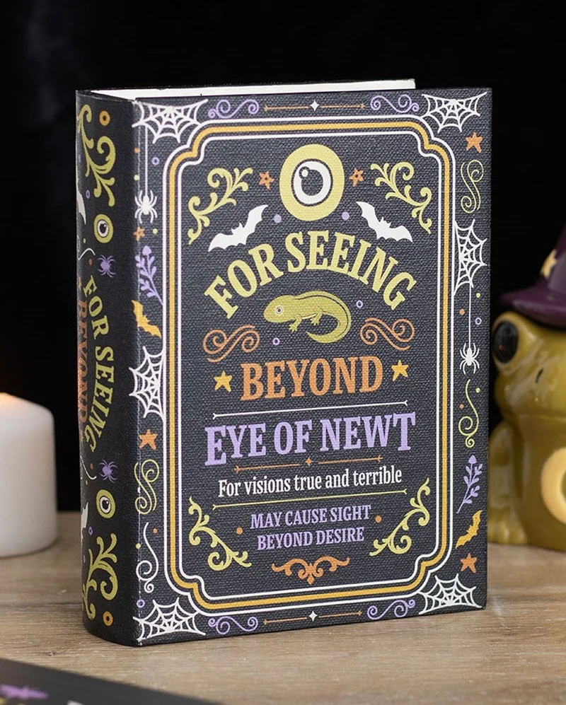 „Eye of Newt“ Zauberbuch Aufbewahrungs Box 21cm