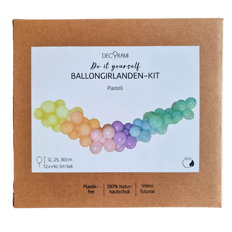 Ballongirlanden-Kit DIY Pastell