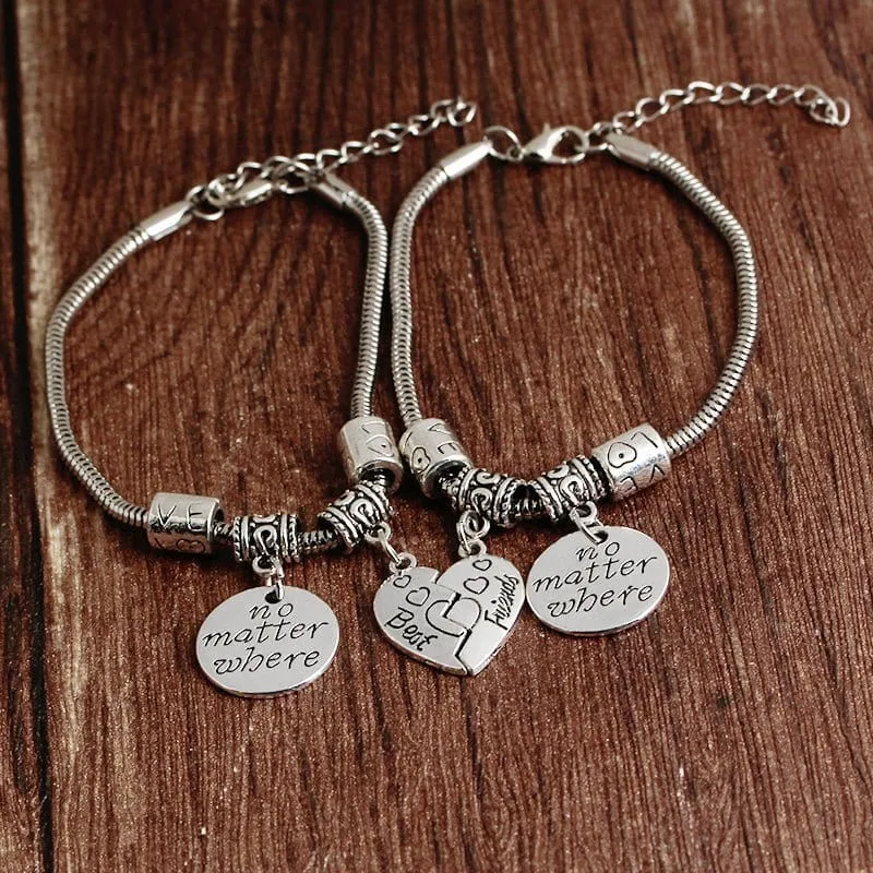 Beste Freundin Armband (Silber)