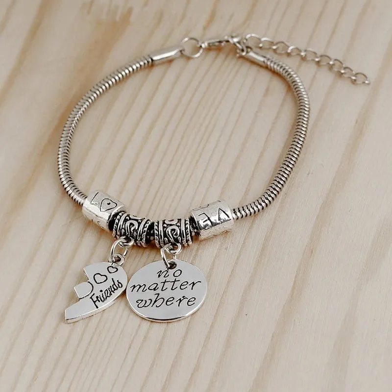 Beste Freundin Armband (Silber)