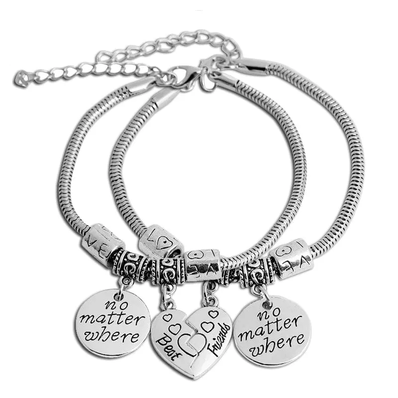 Beste Freundin Armband (Silber)