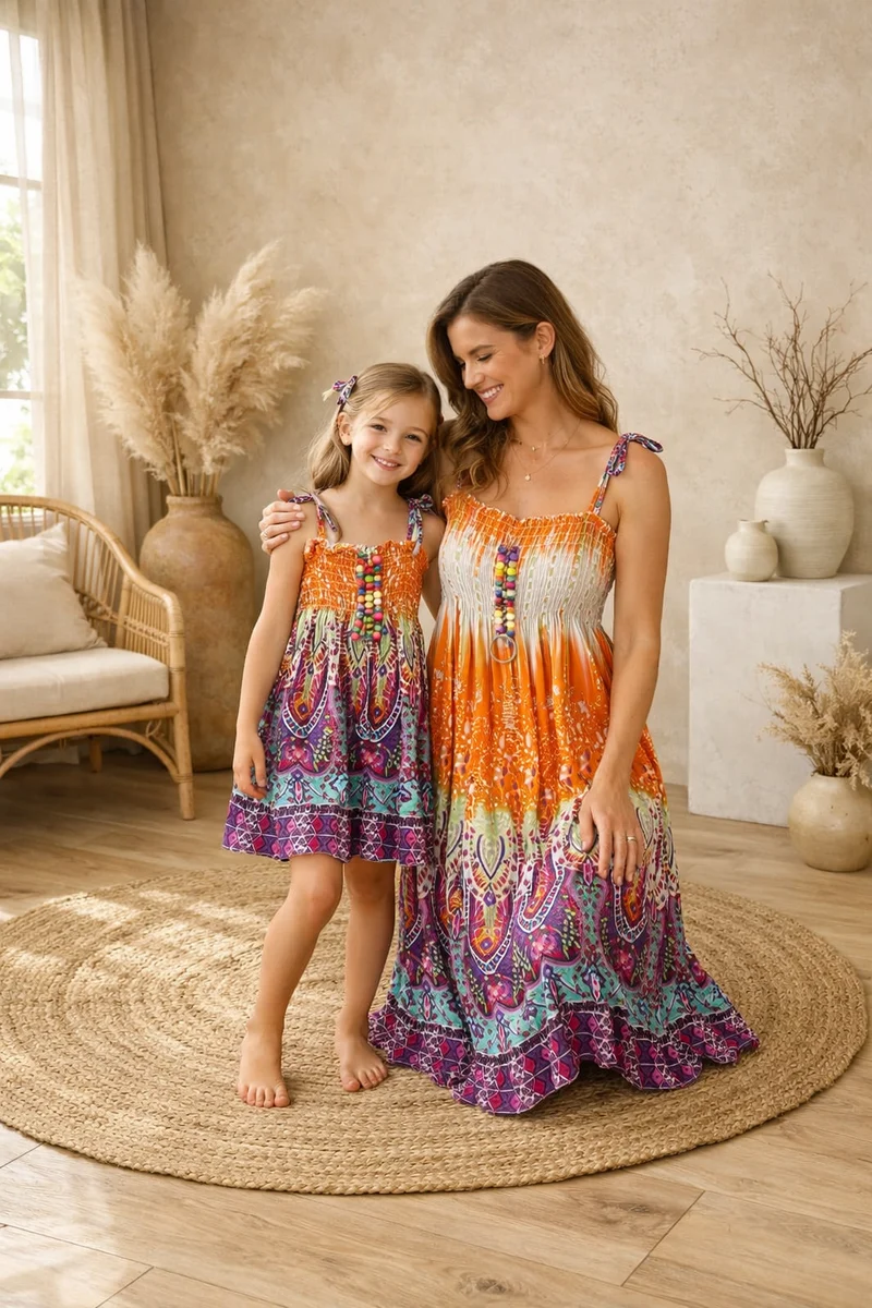 African Dresses For Mom And Daughter