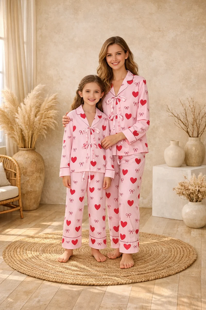 Mom And Daughter Matching Pajamas