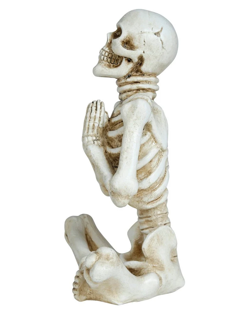 Sitzendes Yoga Skelett 19cm