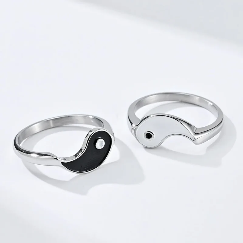 Freundschaftsringe Titan Carbon