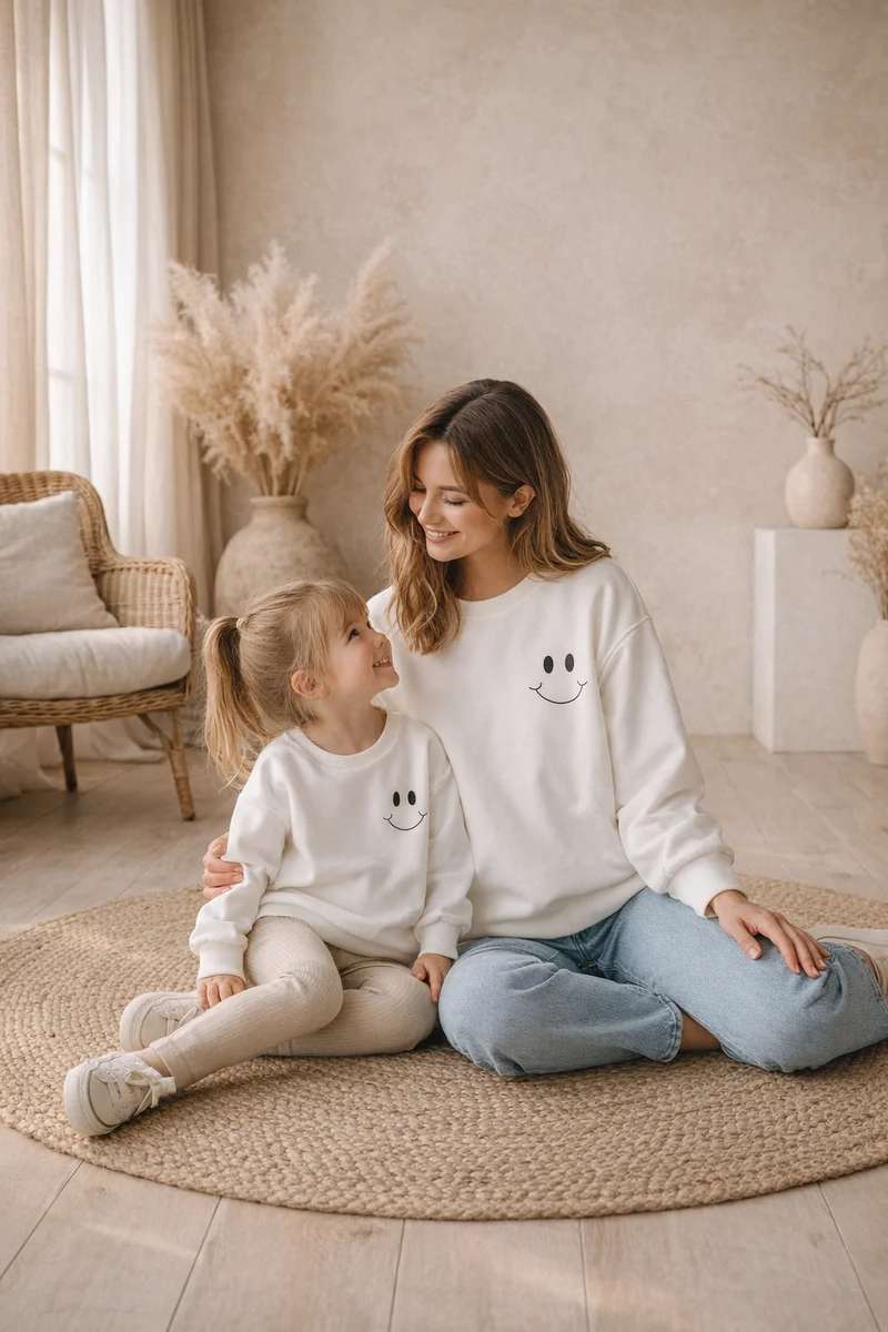 Partner Pulli Mutter Tochter