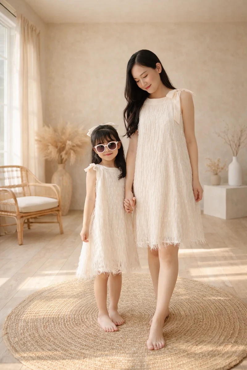 Mother Daughter Twinning Outfits