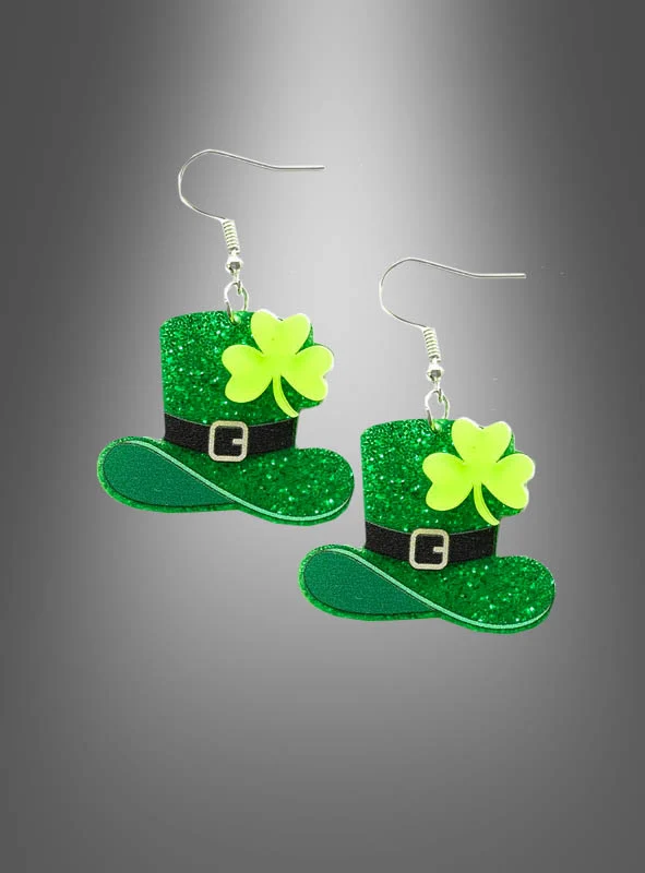 St. Patricks Day Ohrringe Kleeblatt