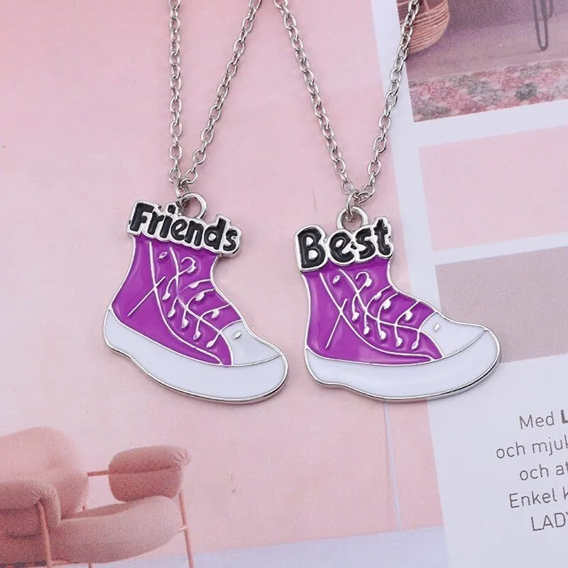 Halskette Mit Bff Schuh Anhänger