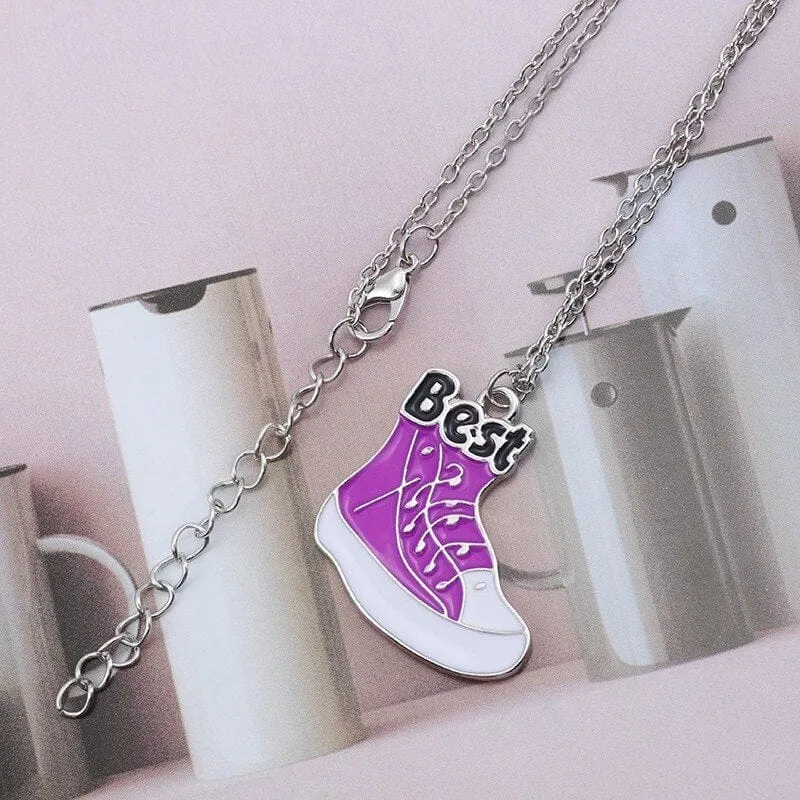 Halskette Mit Bff Schuh Anhänger